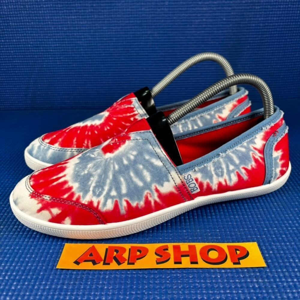 🔴 BOBS FROM SKECHERS PLUSH GRATEFUL DAY Women`s Size 9 Red Comfort Shoes 113150